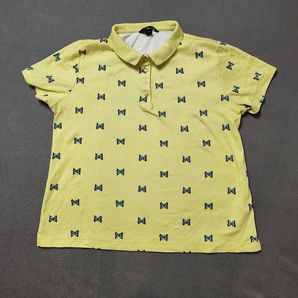 Land’s End woman’s butterfly polo shirt Golf Shirt